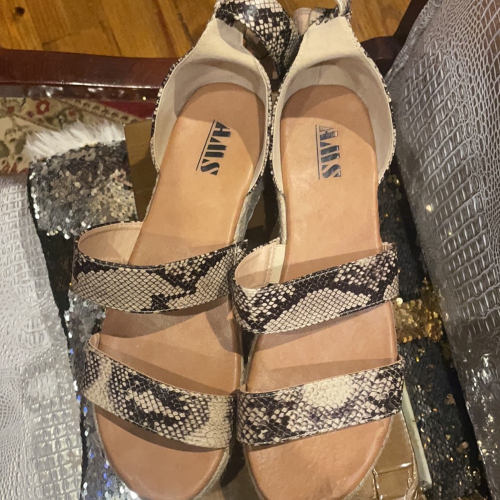Snakeskin Sandals by AMS